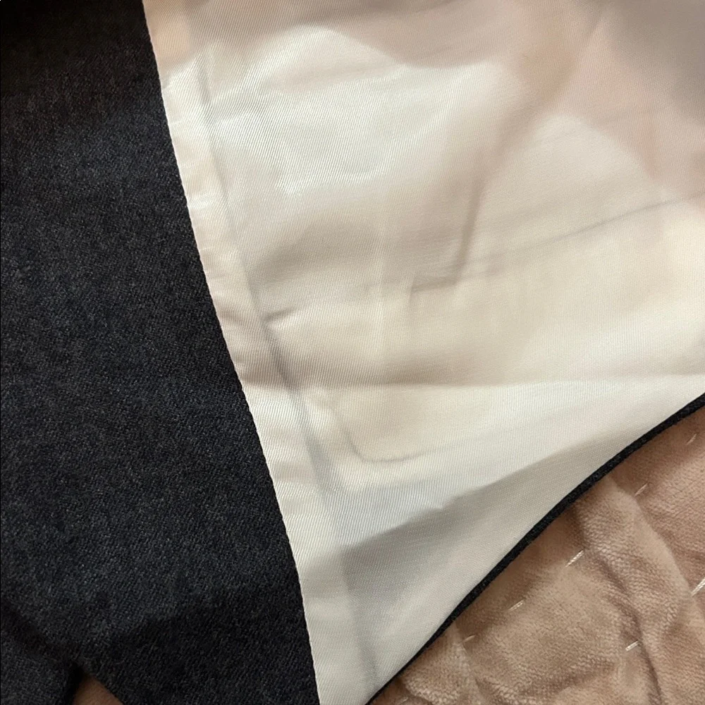Trovata gray wool vest Charcoal Gray Button-Up Vest size medium_6
